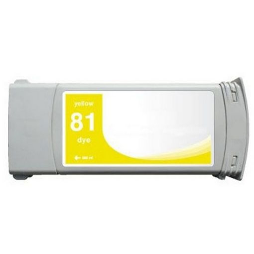 Picture of Remanufactured C4933A (HP 81) Yellow Inkjet Cartridge