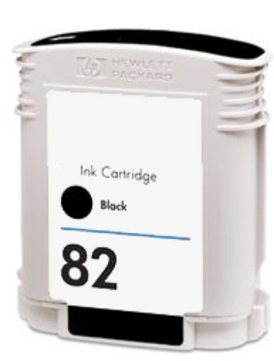 Picture of Remanufactured CH565A (HP 82) Black Inkjet Cartridge (69 Yield)