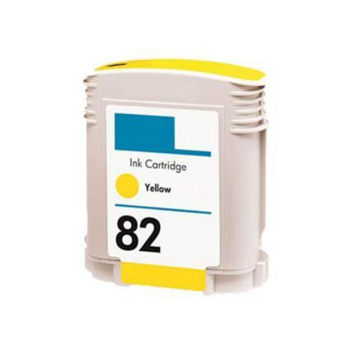 Picture of Remanufactured C4913A (HP 82) Yellow Inkjet Cartridge (69 Yield)