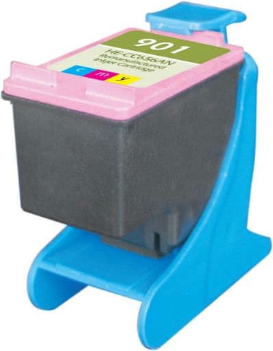 Picture of Remanufactured CC656AN (HP 901) Tri-Color Inkjet Cartridge (360 Yield)