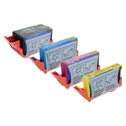 Picture of Compatible 3YL62AN, 3YL63AN, 3YL64AN, 3YL65AN (HP 910XL) Black, Cyan, Magenta, Yellow Inkjet Cartridges (4 pack) (825 Yield)