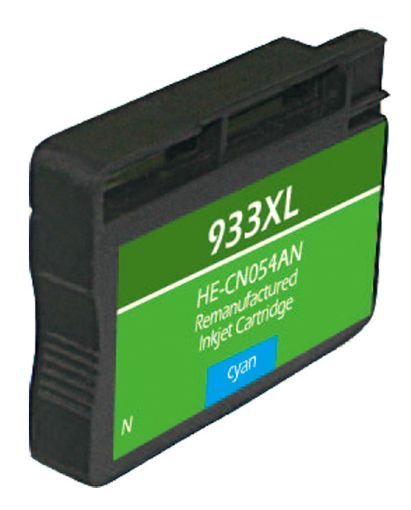 Picture of Remanufactured CN054AN (HP 933XL) High Yield Cyan Inkjet Cartridge (825 Yield)