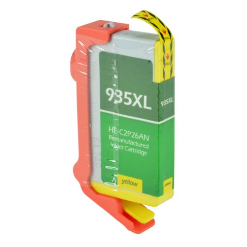 Picture of Remanufactured C2P26AN (HP 935XL) High Yield Yellow Ink Cartridge (825 Yield)