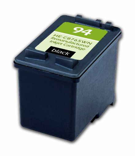 Picture of Remanufactured C8765WN (HP 94) Black Inkjet Cartridge (480 Yield)