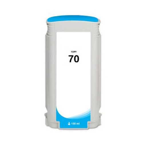 Picture of Remanufactured C9452A (HP 70) Cyan Pigment Inkjet Cartridge (130 ml)