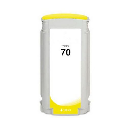 Picture of Remanufactured C9454A (HP 70) Yellow Pigment Inkjet Cartridge (130 Yield)