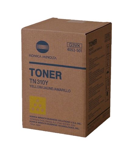 Picture of Konica Minolta 4053-501 (TN-310Y) Yellow Copier Toner (11500 Yield)