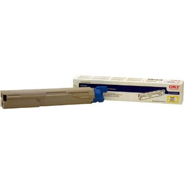 Show details for Okidata 43459401 Yellow Laser Toner Cartridge (1000 Yield) Picture of Okidata 43459401 Yellow Laser Toner Cartridge (1000 Yield)