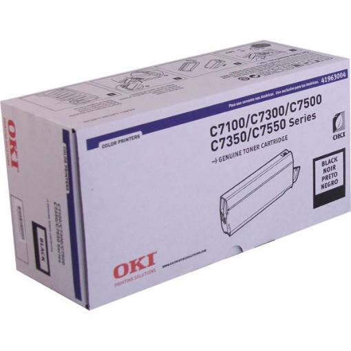 Picture of Okidata 41963004 (Type C4) Black Toner Cartridge (10000 Yield)