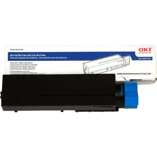 Picture of Okidata 44574701 Black Toner Cartridge (4000 Yield)