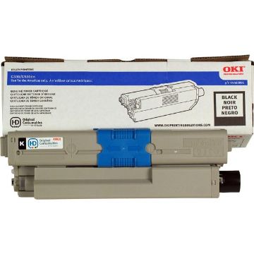 Show details for Okidata 44469801 Black Toner Cartridge (3500 Yield) Picture of Okidata 44469801 Black Toner Cartridge (3500 Yield)