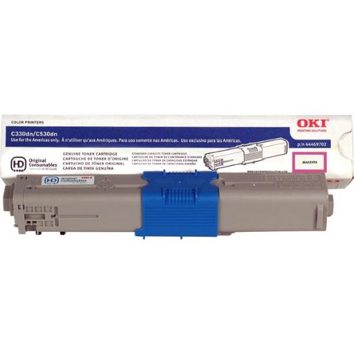 Picture of Okidata 44469702 Magenta Toner Cartridge (3000 Yield)