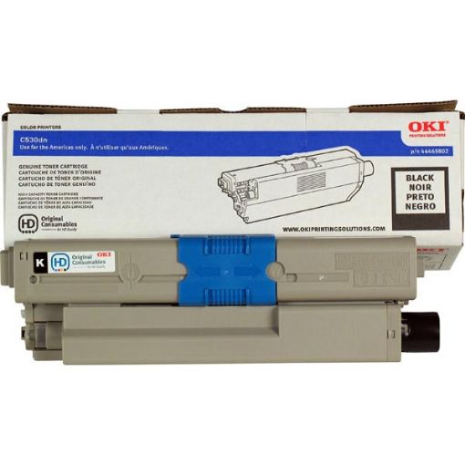 Picture of Okidata 44469802 High Yield Black Toner Cartridge (5000 Yield)