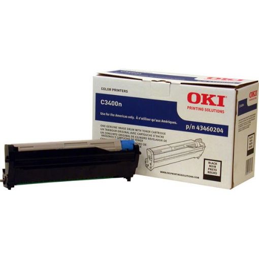 Picture of Okidata 43460204 Black Laser Toner Image Drum (15000 Yield)