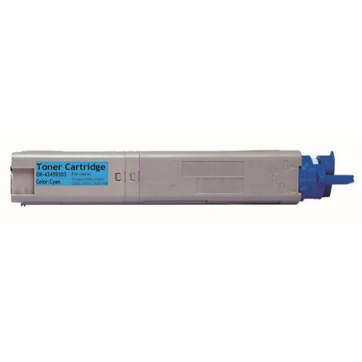 Picture of Compatible 43459303 Cyan Toner Cartridge (2500 Yield)