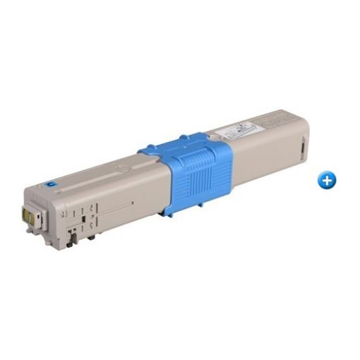 Picture of Compatible 46508703 High Yield Cyan Toner Cartridge (3000 Yield)