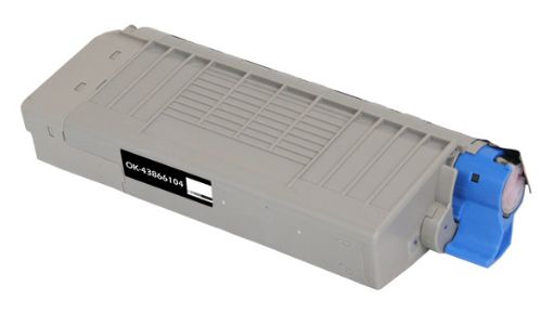 Picture of Remanufactured 43866104 High Yield Black Toner Cartridge (11000 Yield)