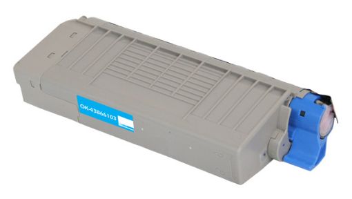 Picture of Remanufactured 43866103 High Yield Cyan Toner Cartridge (11500 Yield)