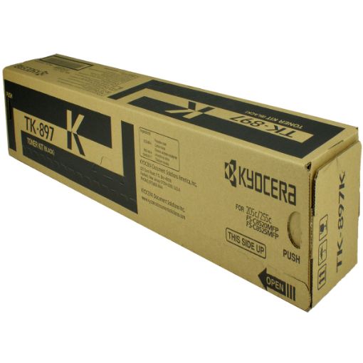 Picture of Kyocera Mita 1T02K00US0 (TK-897K) Black Toner Cartridge (12000 Yield)