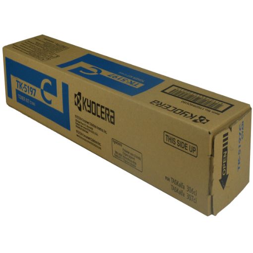 Picture of Kyocera Mita 1T02R4CUS0 (TK-5197C) Cyan Toner Cartridge (7000 Yield)