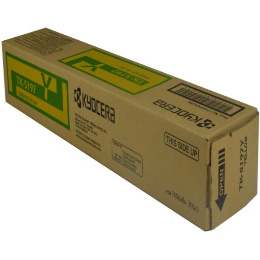 Picture of Kyocera Mita 1T02R4AUS0 (TK-5197Y) Yellow Toner Cartridge (7000 Yield)