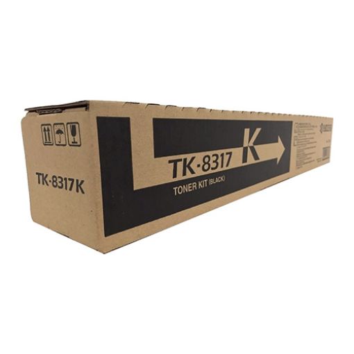 Picture of Kyocera Mita 1T02MV0US0 (TK-8317K) Black Toner Cartridge (12000 Yield)