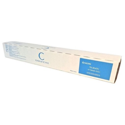 Picture of Kyocera Mita 1T02L7CUS0 (TK-8347C) Cyan Toner Cartridge (12000 Yield)