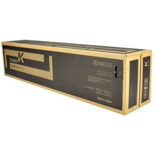 Picture of Kyocera Mita 1T02LC0US0 (TK-8507K, 1T02LC0US1) Black Toner Cartridge (30000 Yield)