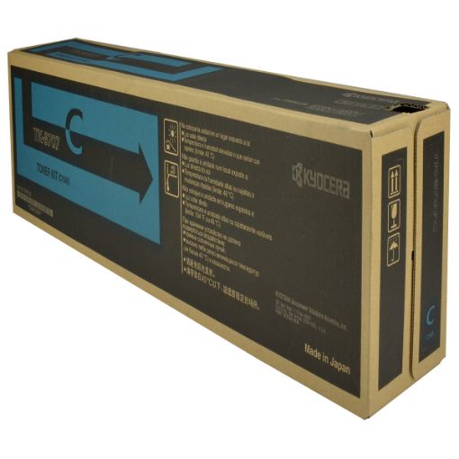 Picture of Kyocera Mita 1T02K9CUS0 (TK-8707C) Cyan Toner Cartridge (30000 Yield)