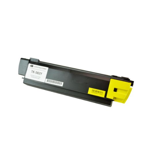 Picture of Compatible 1T02KTAUS0 (TK-582Y) Yellow Toner Cartridge (2800 Yield)