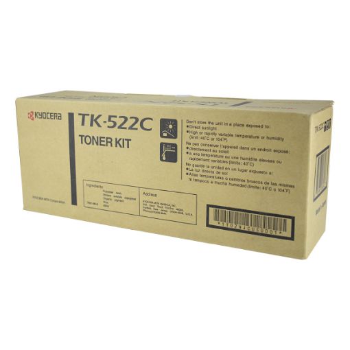 Picture of Kyocera Mita 1T02HJCUS0 (TK-522C) Cyan Toner (4000 Yield)