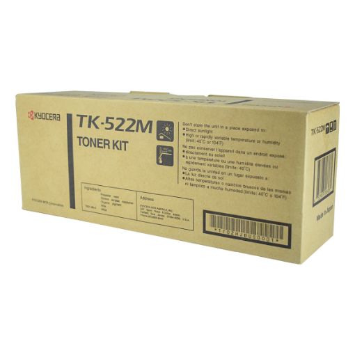 Picture of Kyocera Mita 1T02HJBUS0 (TK-522M) Magenta Toner (4000 Yield)