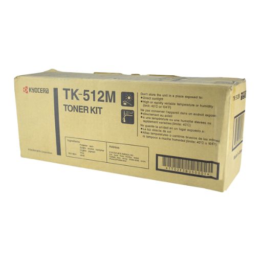 Picture of Kyocera Mita 1T02F3BUS0 (TK-512M) Magenta Toner (8000 Yield)