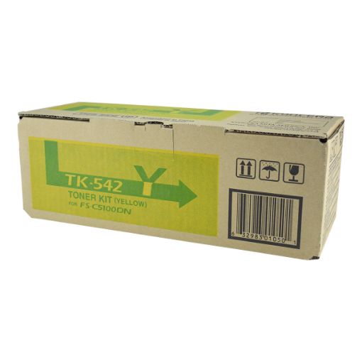 Picture of Kyocera Mita 1T02HLAUS0 (TK-542Y, TK-540Y) Yellow Toner Cartridge (4000 Yield)