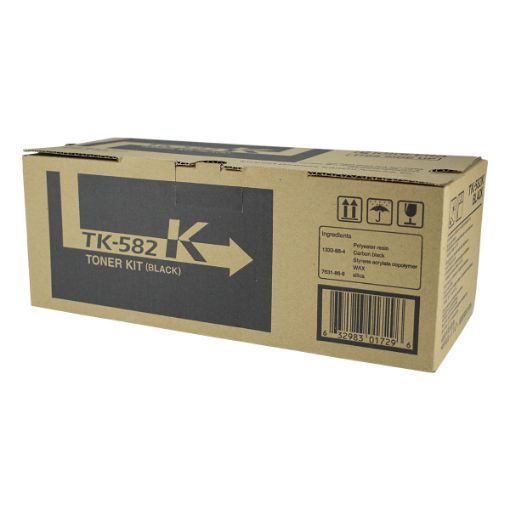 Picture of Kyocera Mita 1T02KT0US0 (TK-582K) Black Toner Cartridge (3500 Yield)