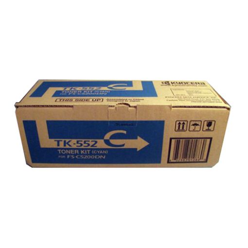 Picture of Kyocera Mita 1T02HMCUS0 (TK-552C, TK-550C) Cyan Toner Cartridge (6000 Yield)