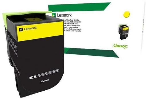 Picture of Lexmark 78C1XY0 Extra High Yield Yellow Toner Cartridge (5000 Yield)