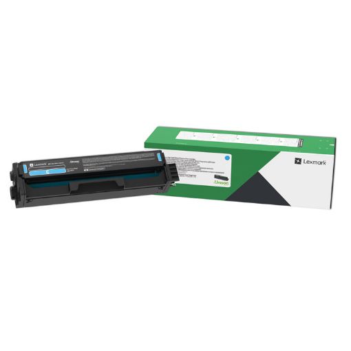 Picture of Lexmark C3210C0 Cyan Toner Cartridge (1500 Yield)