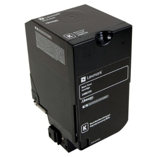 Picture of Lexmark 24B6720 Black Laser Toner Cartridge (20000 Yield)