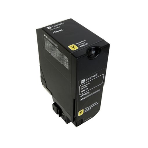 Picture of Lexmark 24B6719 Yellow Laser Toner Cartridge (13000 Yield)