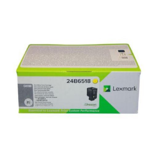 Picture of Lexmark 24B6518 Yellow Toner Cartridge (10000 Yield)