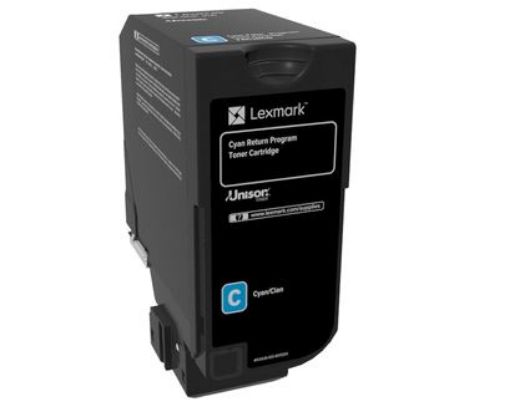 Picture of Lexmark 74C10C0 74C00CG) Cyan Toner Cartridge (3000 Yield)