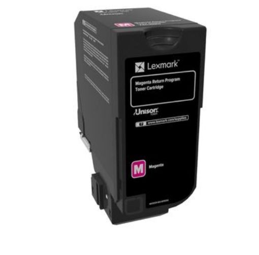 Picture of Lexmark 74C10M0 74C00MG) Magenta Toner Cartridge (3000 Yield)