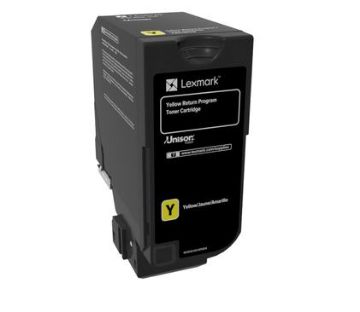 Show details for Lexmark 74C10Y0 74C00YG) Yellow Toner Cartridge (3000 Yield) Picture of Lexmark 74C10Y0 74C00YG) Yellow Toner Cartridge (3000 Yield)