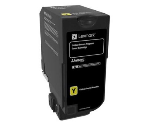 Picture of Lexmark 74C10Y0 74C00YG) Yellow Toner Cartridge (3000 Yield)