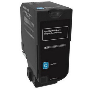 Show details for Lexmark 74C1HC0 74C0HCG) High Yield Cyan Toner Cartridge (12000 Yield) Picture of Lexmark 74C1HC0 74C0HCG) High Yield Cyan Toner Cartridge (12000 Yield)
