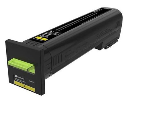 Picture of Lexmark 72K10Y0 Yellow Toner Cartridge (8000 Yield)