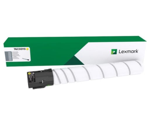 Picture of Lexmark 76C00Y0 Yellow Toner Cartridge (11500 Yield)