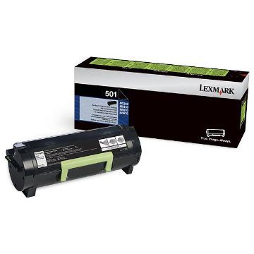 Show details for Lexmark 50F1000 (Lexmark #501) Black Toner (1500 Yield) Picture of Lexmark 50F1000 (Lexmark #501) Black Toner (1500 Yield)