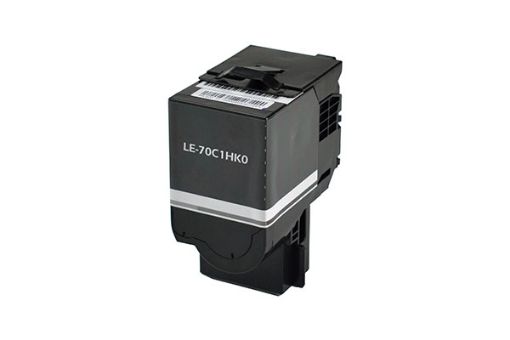 Picture of Compatible 70C1HK0 (Lexmark #701HK) High Yield Black Toner Cartridge (4000 Yield)
